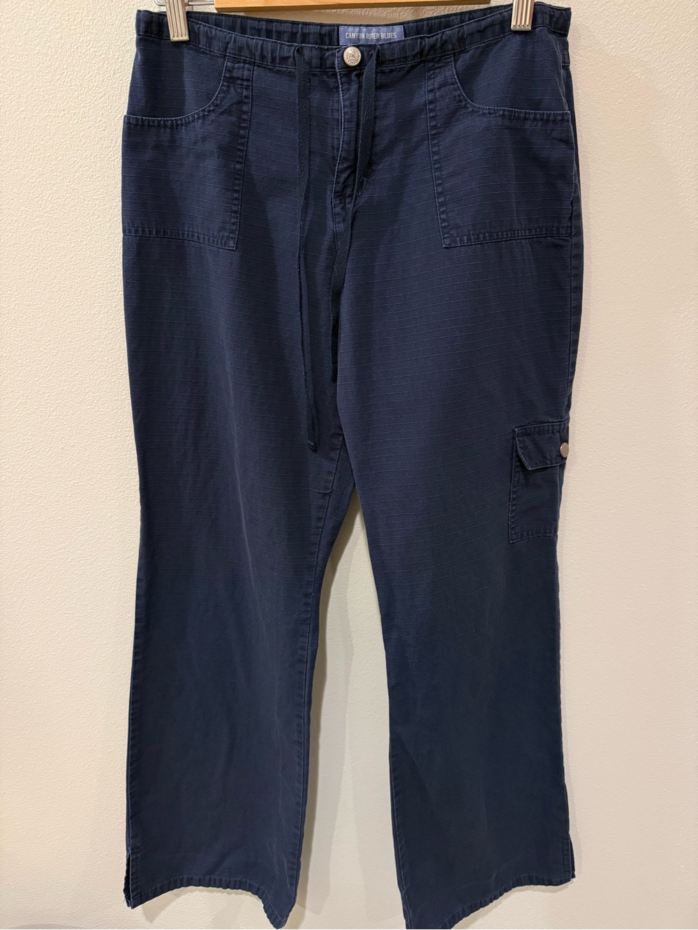Canyon River Blues Navy Boot Cut Cargo Pants